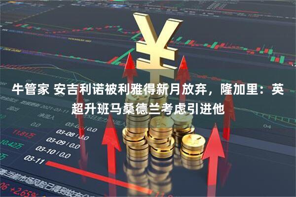 牛管家 安吉利诺被利雅得新月放弃，隆加里：英超升班马桑德兰考虑引进他